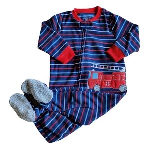 Carter's fleece sleeper with feet